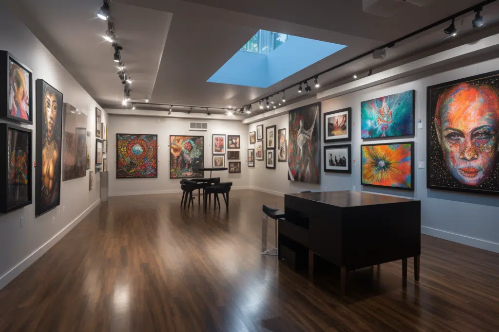 Gallery room where you can take exploring art to the next level