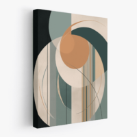 MOCKUP 2 - Side Canvas of Minimalist abstract bohemian art butterfly