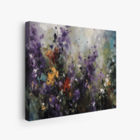 MOCKUP 2 - Side Canvas purple flowers