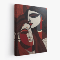 MOCKUP 2 - Side Canvas red man and woman