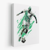 MOCKUP 2 - Side Canvas soccer man