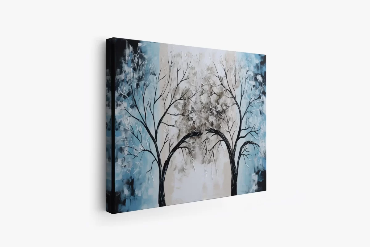 MOCKUP 2 - Side Canvas blue and brown tree 2