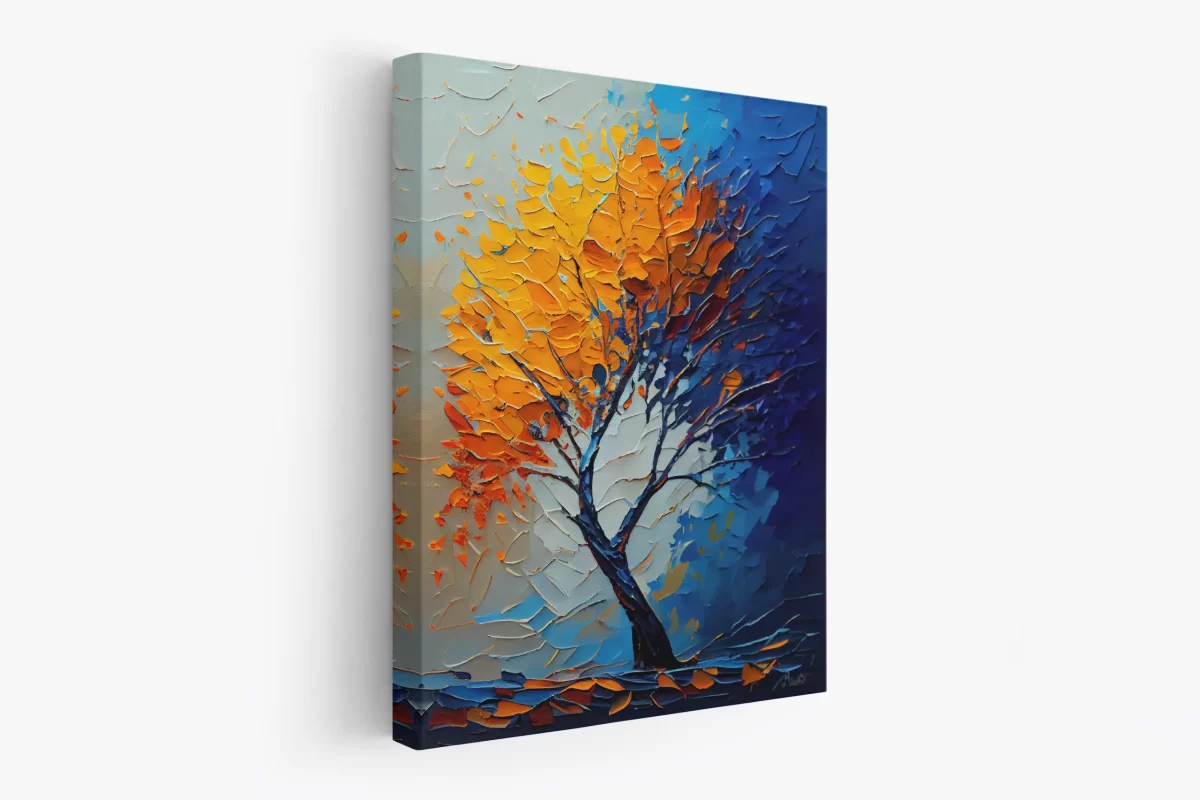 MOCKUP 2 - Side Canvas two tone tree