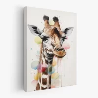 MOCKUP 2 - Side Canvas whimsical giraffe